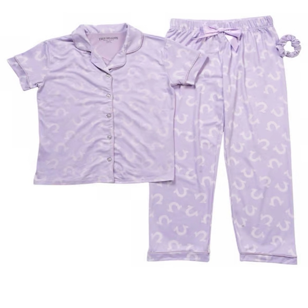 True Religion Light Purple Kids Pajama Set